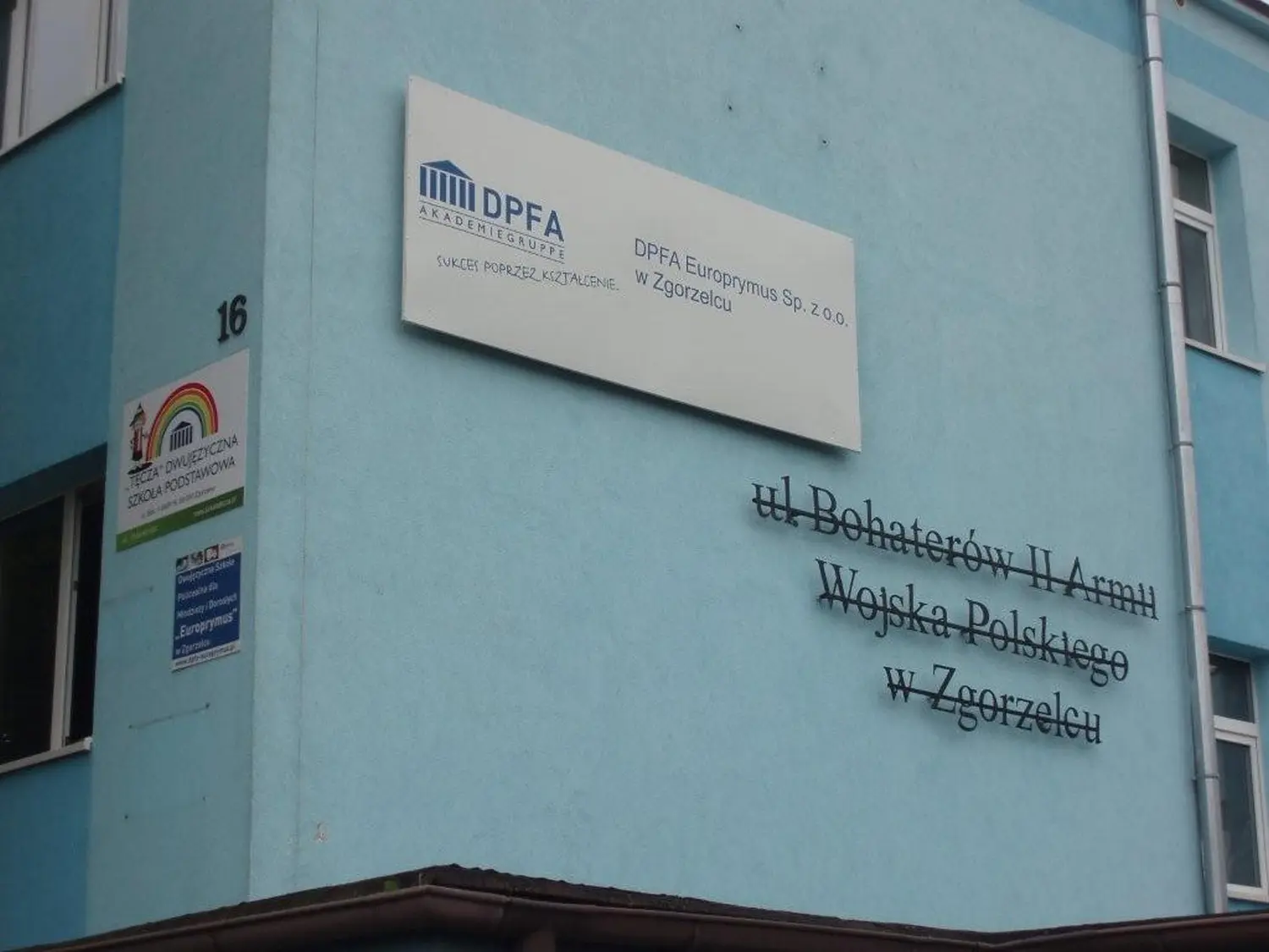 Coordinating DPFA school reconstruction in Zgorzelec PL